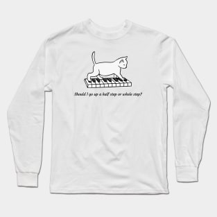 Music Theory Cat Long Sleeve T-Shirt